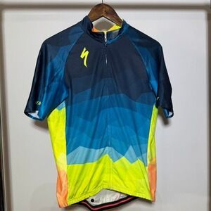Specialized SL Pro Comp Cycling Jersey Full Zip Blue Size XL Outdoors Spring